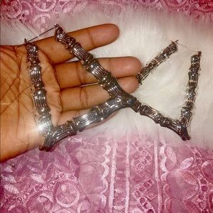 ASOS Metal Bamboo Earrings